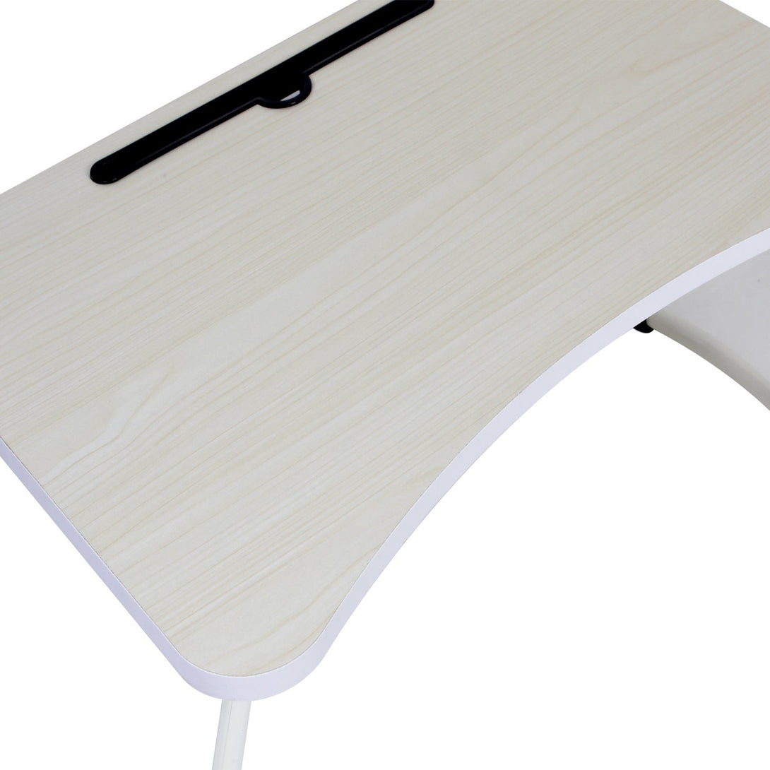 Portable Anti-Slip Laptop Desk Laptop Tray Table - White