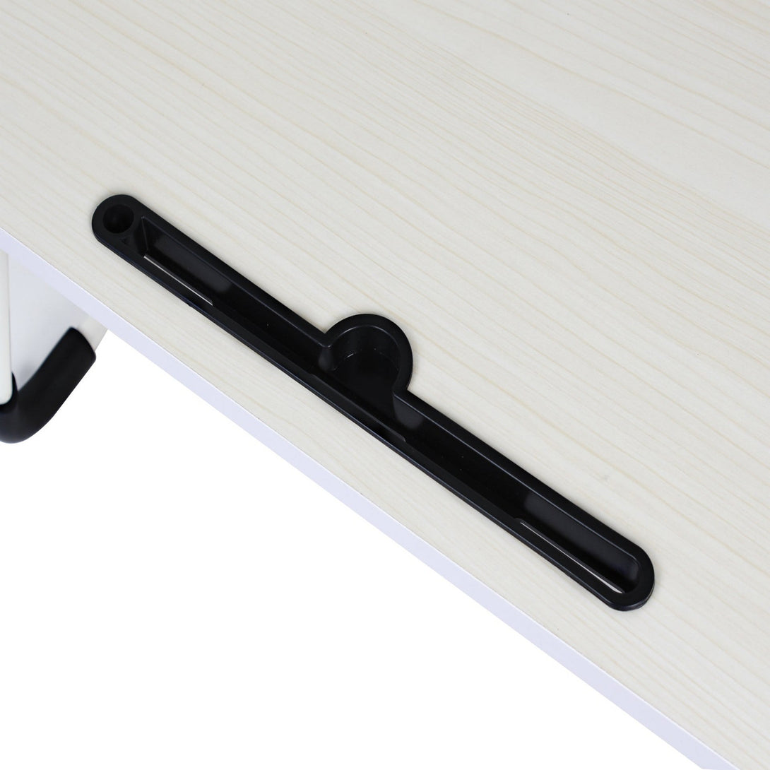 Portable Anti-Slip Laptop Desk Laptop Tray Table - White