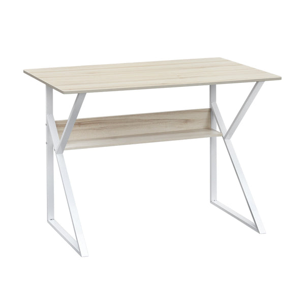 Yael 100cm Computer Desk Study Table - Maple