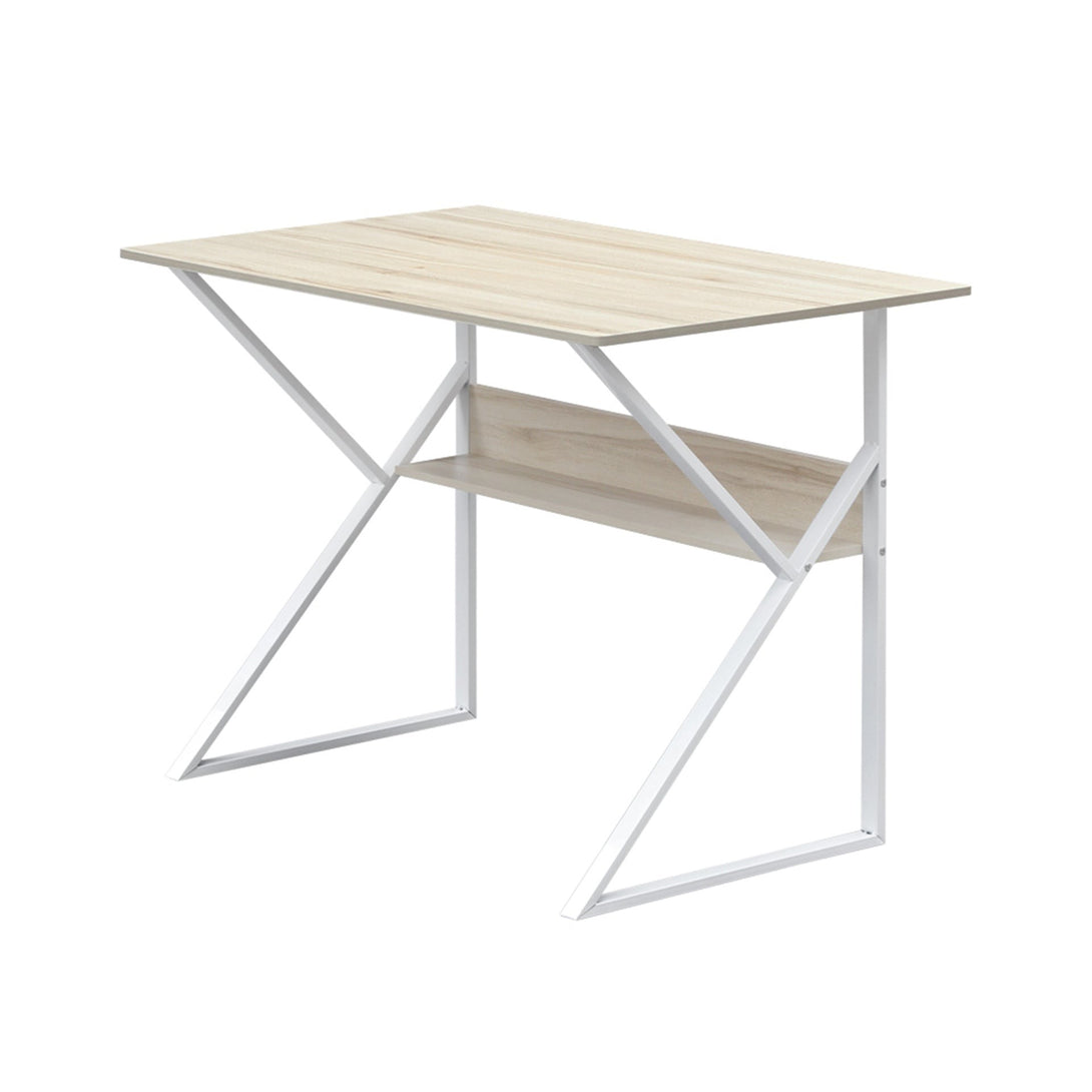 Yael 100cm Computer Desk Study Table - Maple