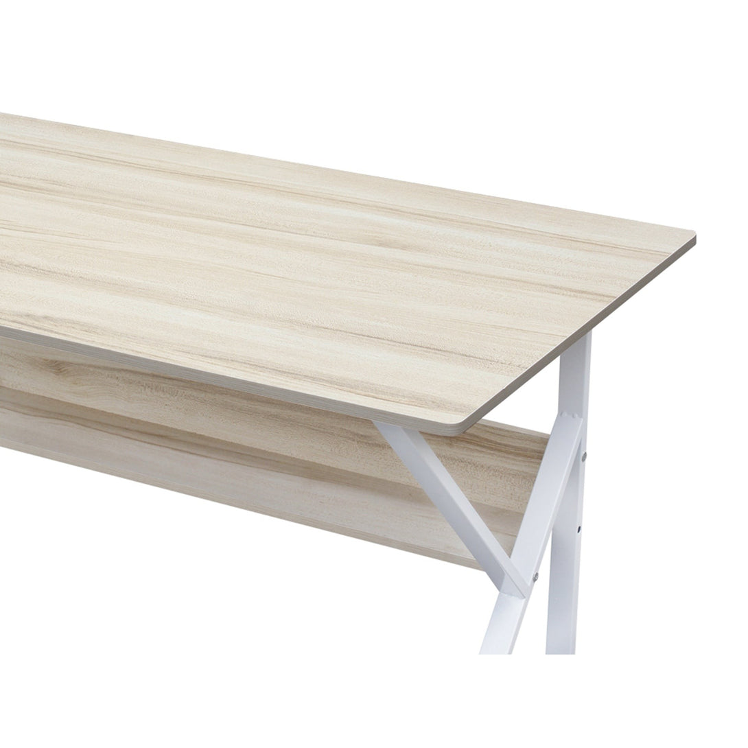 Yael 100cm Computer Desk Study Table - Maple