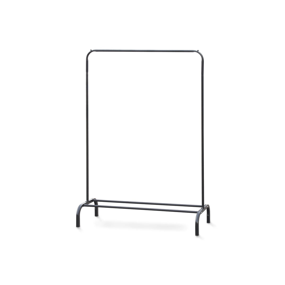 Metal Clothes Rack Stand Coat Hanger 104 x 152cm - Black