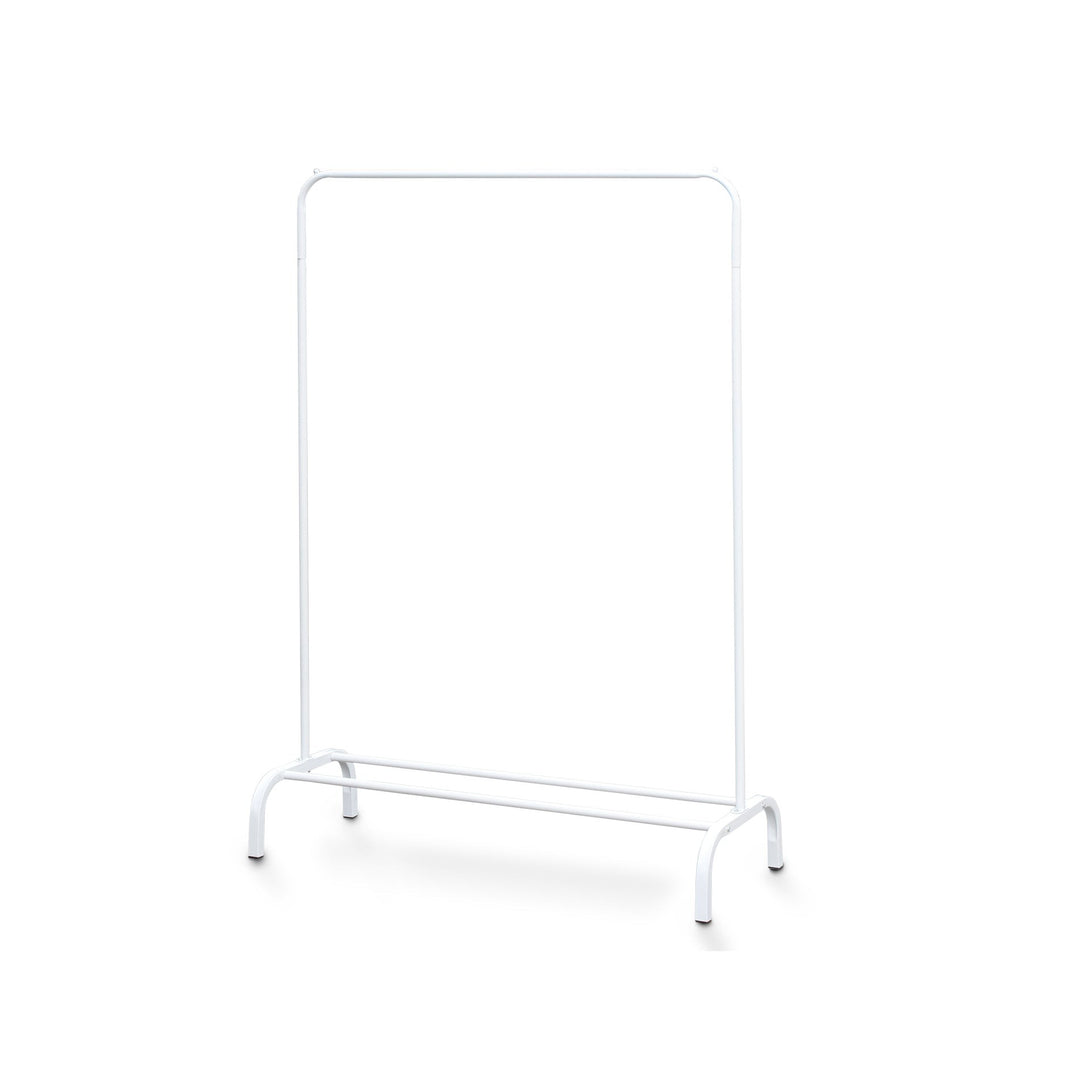 Metal Clothes Rack Stand Coat Hanger 104 x 152cm - White