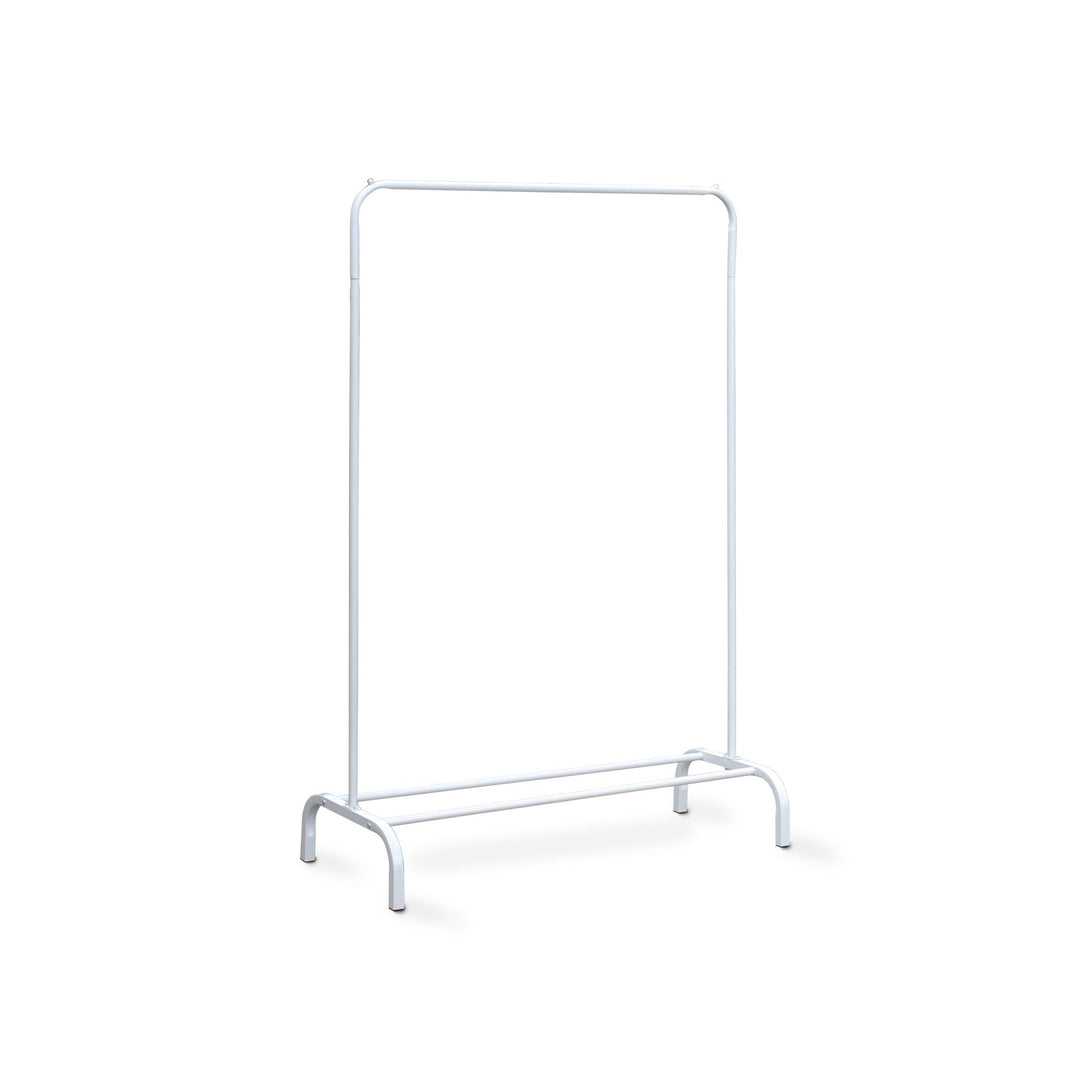 Metal Clothes Rack Stand Coat Hanger 104 x 152cm - White