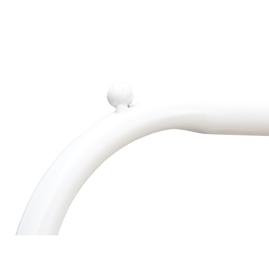 Metal Clothes Rack Stand Coat Hanger 104 x 152cm - White