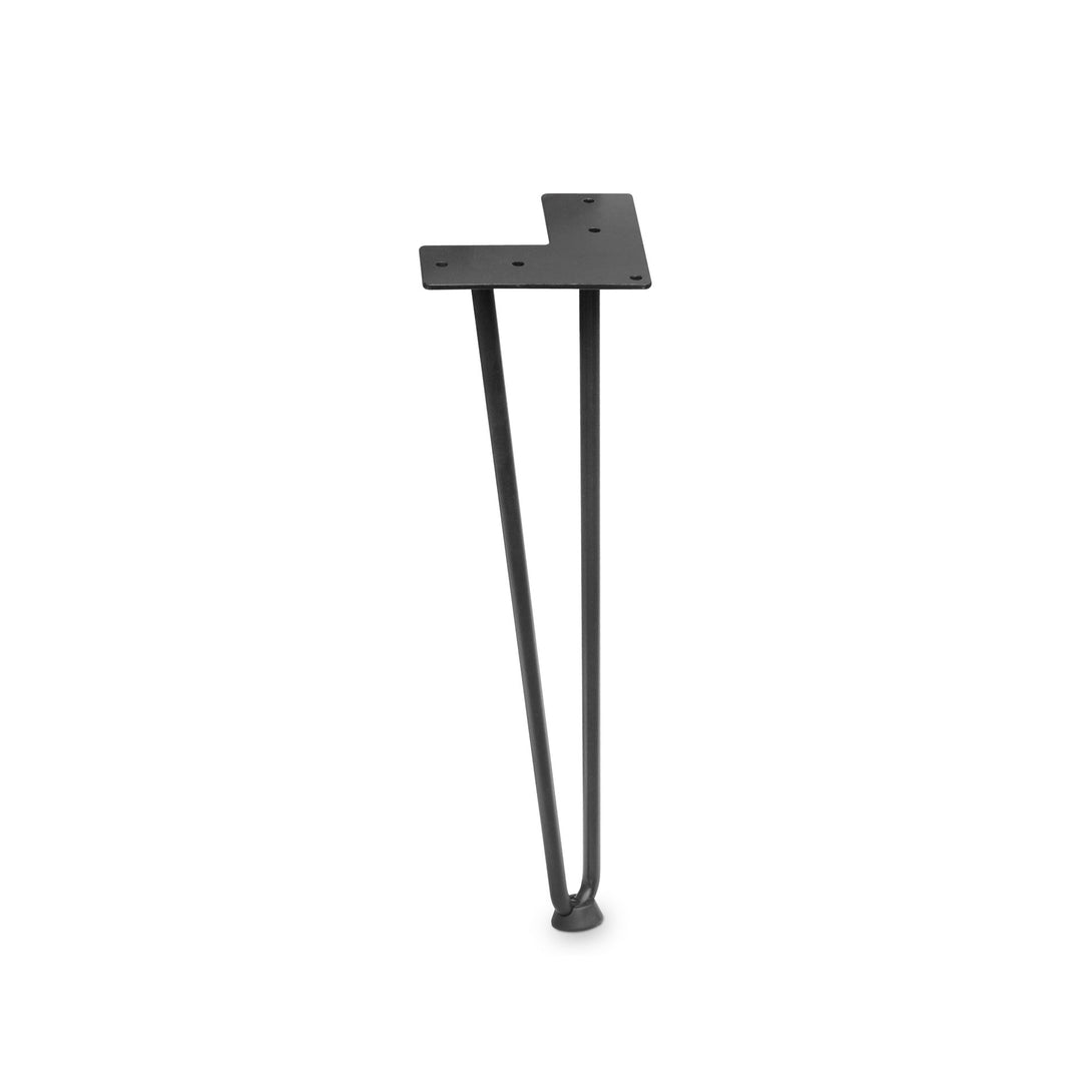 41cm Hairpin Table Leg 2 Rod Steel Metal - Set of 4
