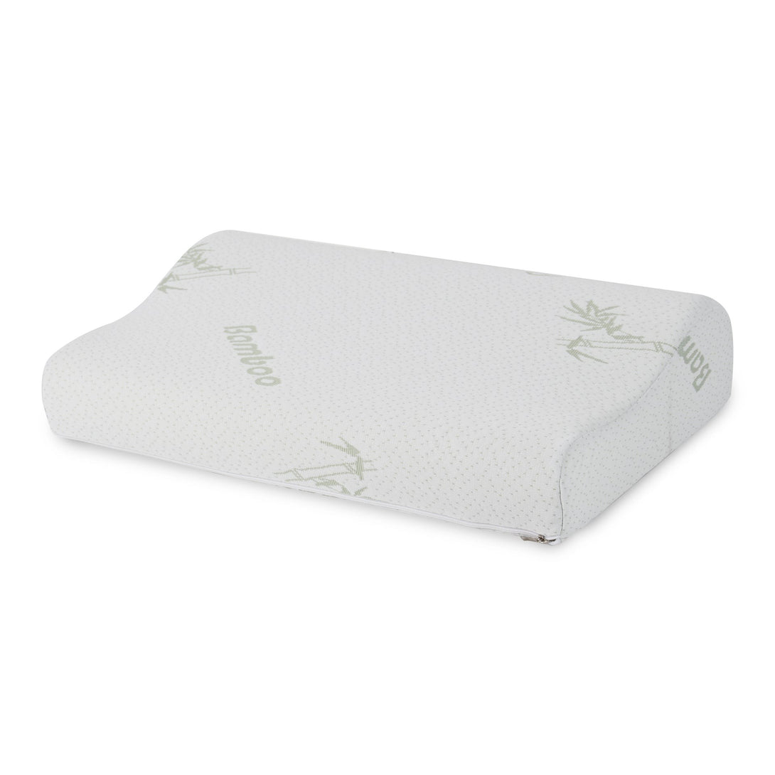 Memory Foam Pillow with Bamboo Cover - Set of 2 - M