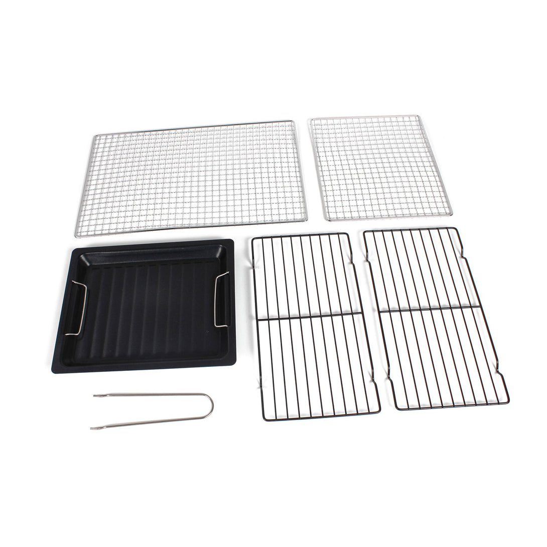 Charcoal BBQ Grill Set