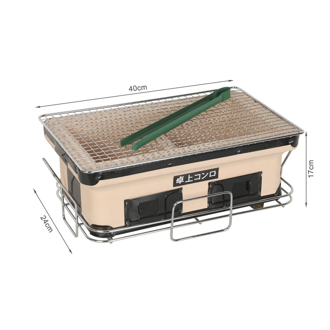 Ceramic Hibachi BBQ Grill