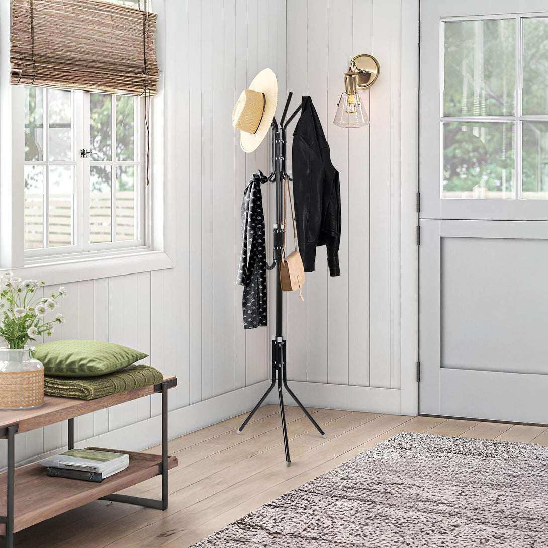 Metal Coat Rack Stand Hanger