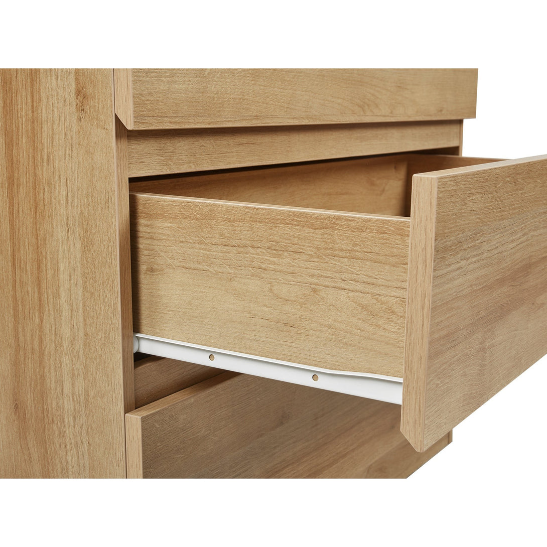 Harris 3 Drawers Tallboy - Oak