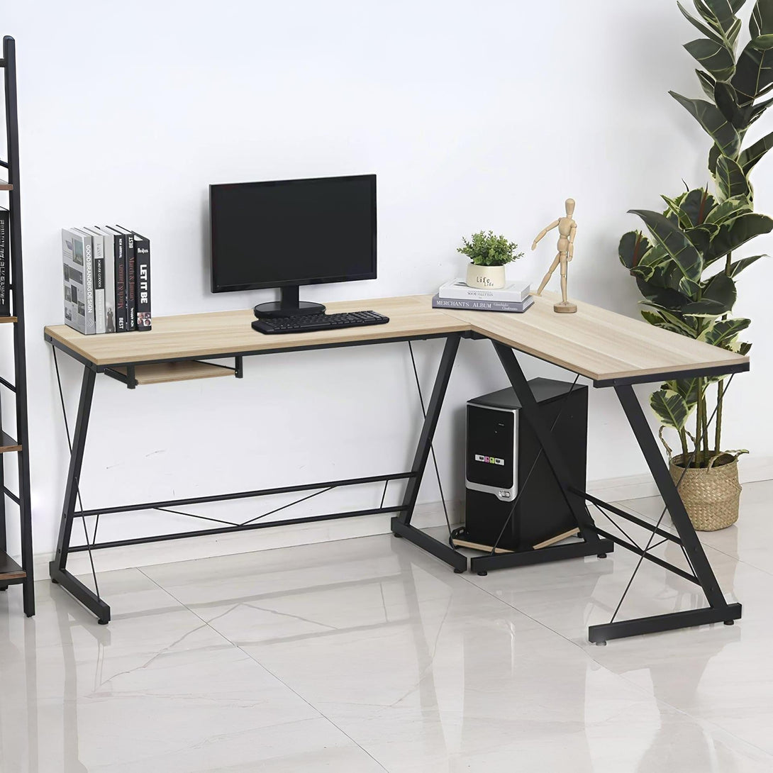 Emerson Computer Desk Corner Desk - Maple
