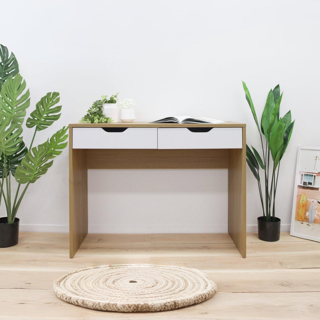 Schertz 100cm Computer Desk - Oak