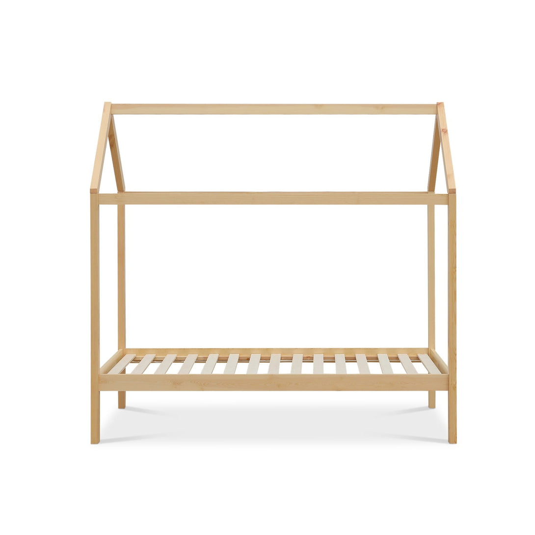 Mayon Single Wooden House Bed Frame - Oak