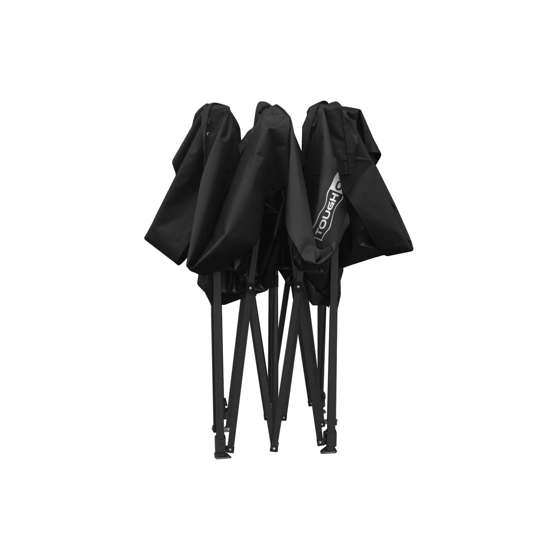 Toughout Breeze Gazebo with 3 Side Walls 3x3m - Black