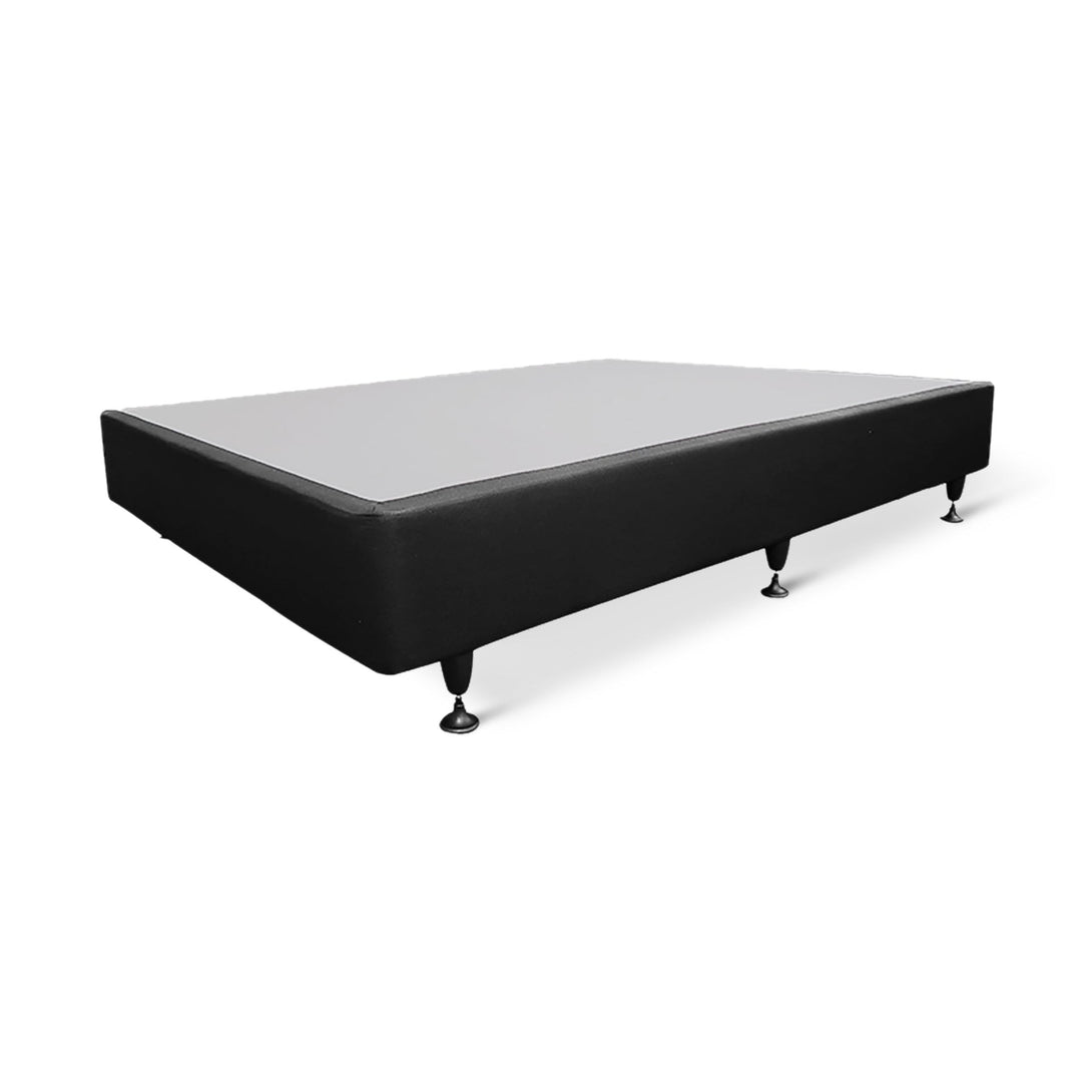 Vinson Fabric Queen Bed Base - Black