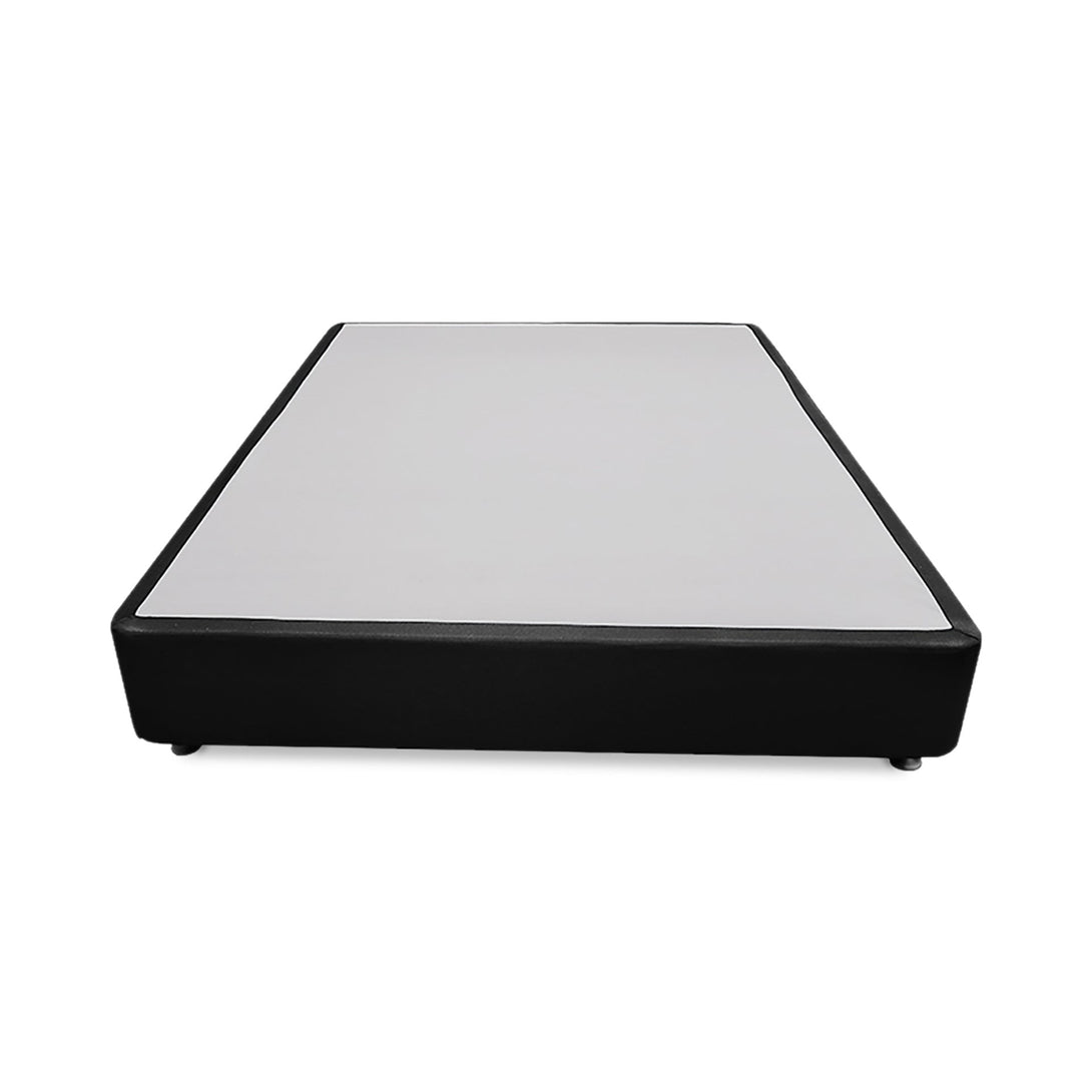 Vinson Fabric Queen Bed Base - Black