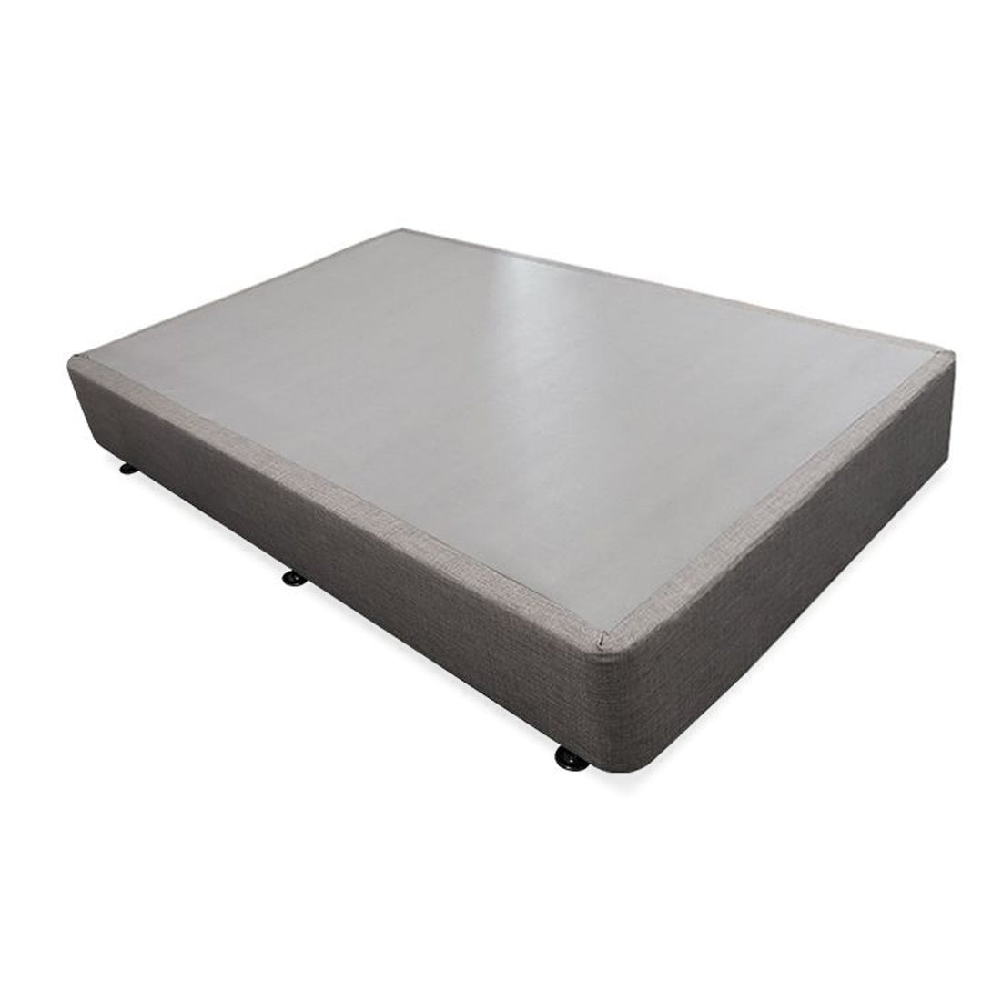 Vinson Fabric Single Bed Base - Grey