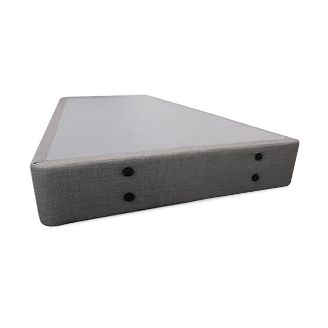 Vinson Fabric Single Bed Base - Grey