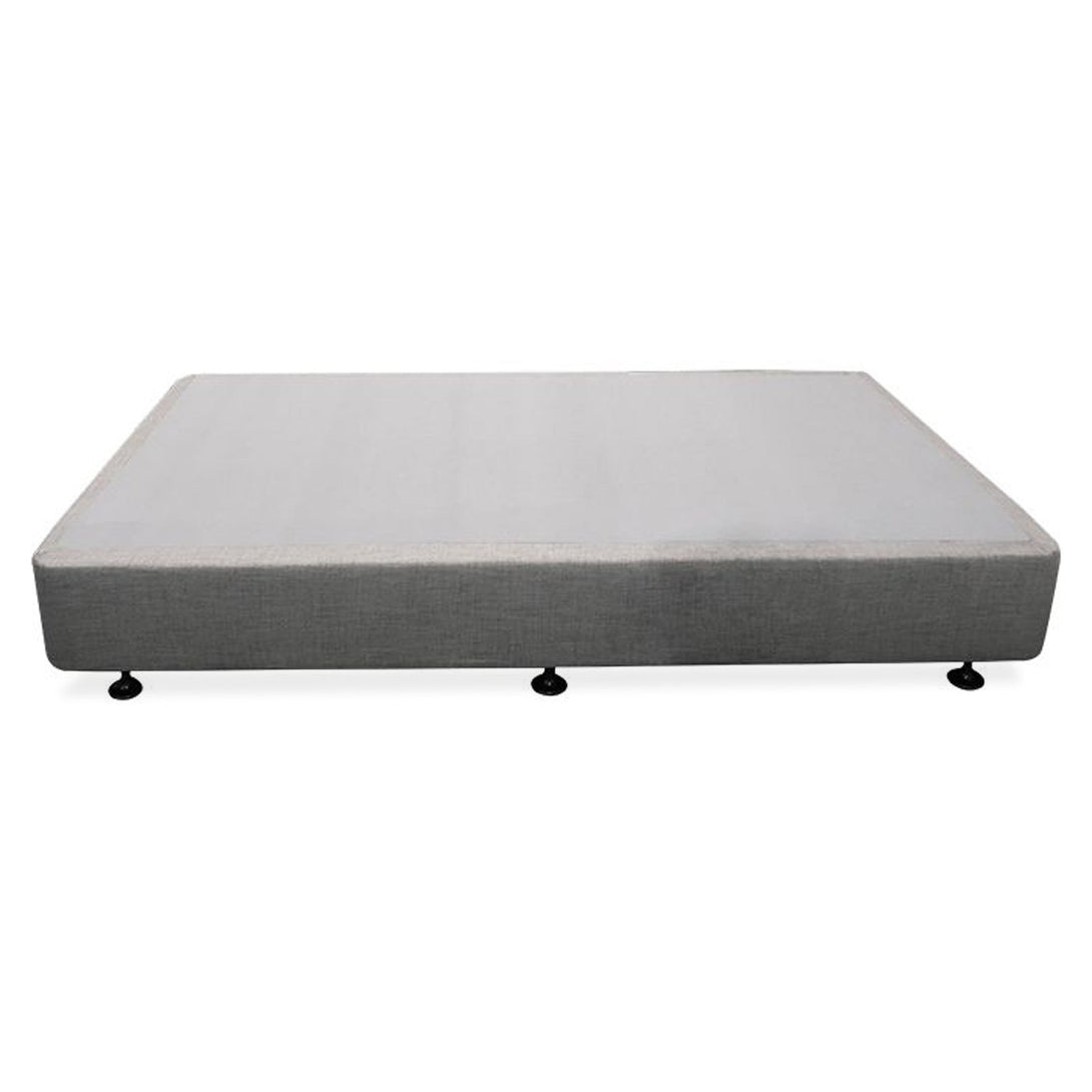 Vinson Fabric Single Bed Base - Grey