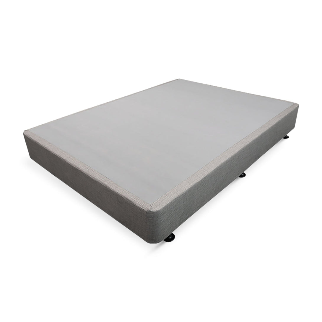 Vinson Fabric Double Bed Base - Grey