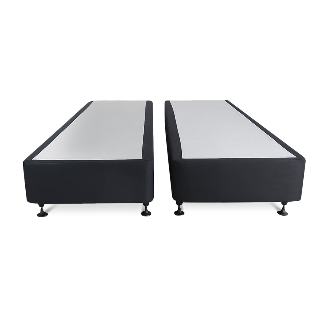 Vinson Fabric Super King Split Bed Base - Black