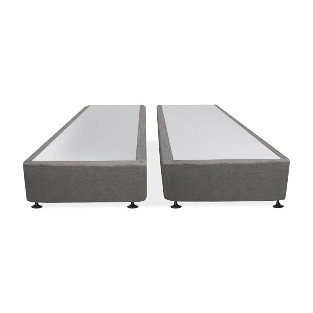 Vinson Fabric King Split Bed Base - Grey