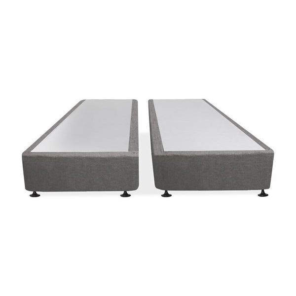 Vinson Fabric King Split Bed Base - Grey