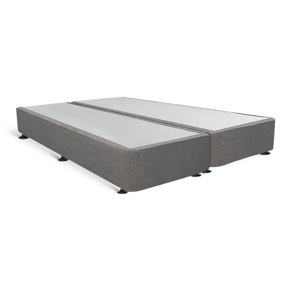 Vinson Fabric Super King Split Bed Base - Grey