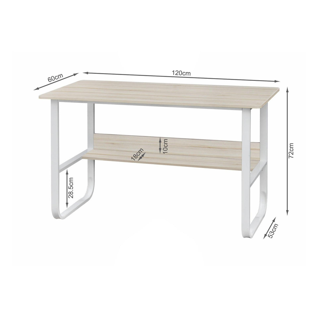 Andrea 120cm Desk - White