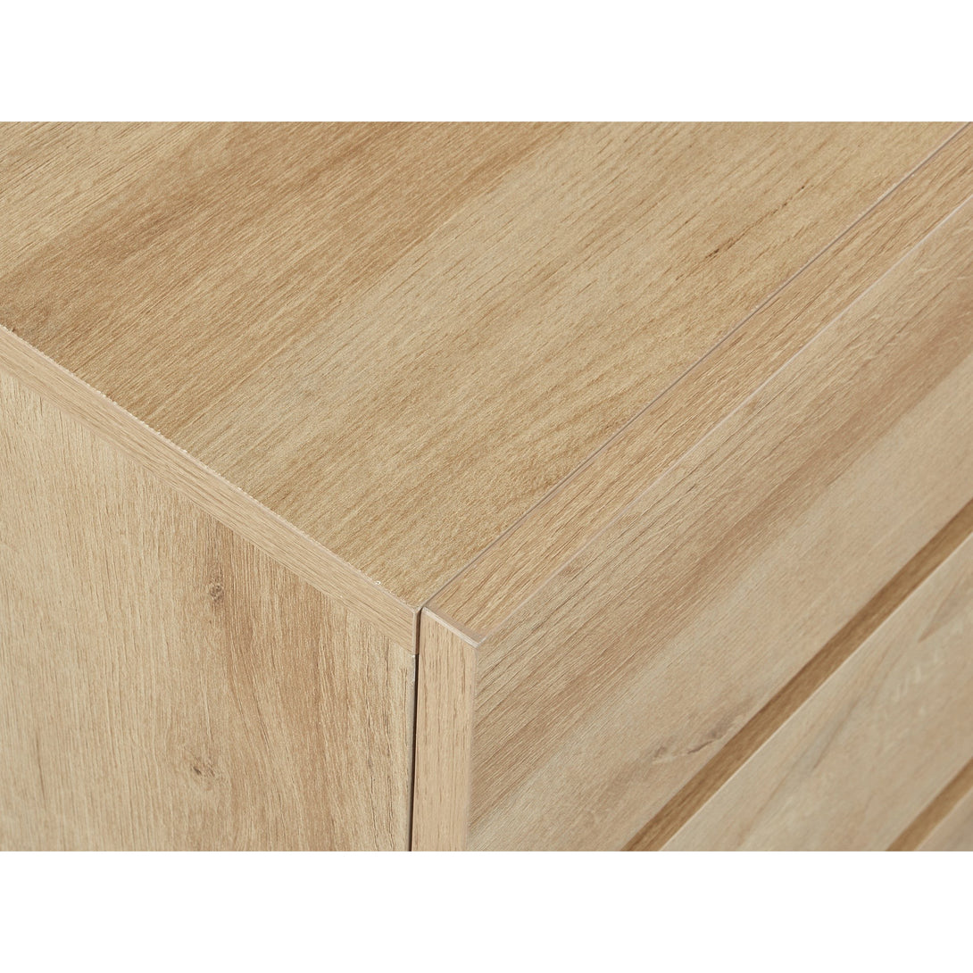 Harris 6 Drawers Slim Tallboy - Oak