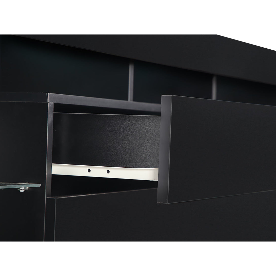 Dothan 1.6m Entertainment Unit - Black