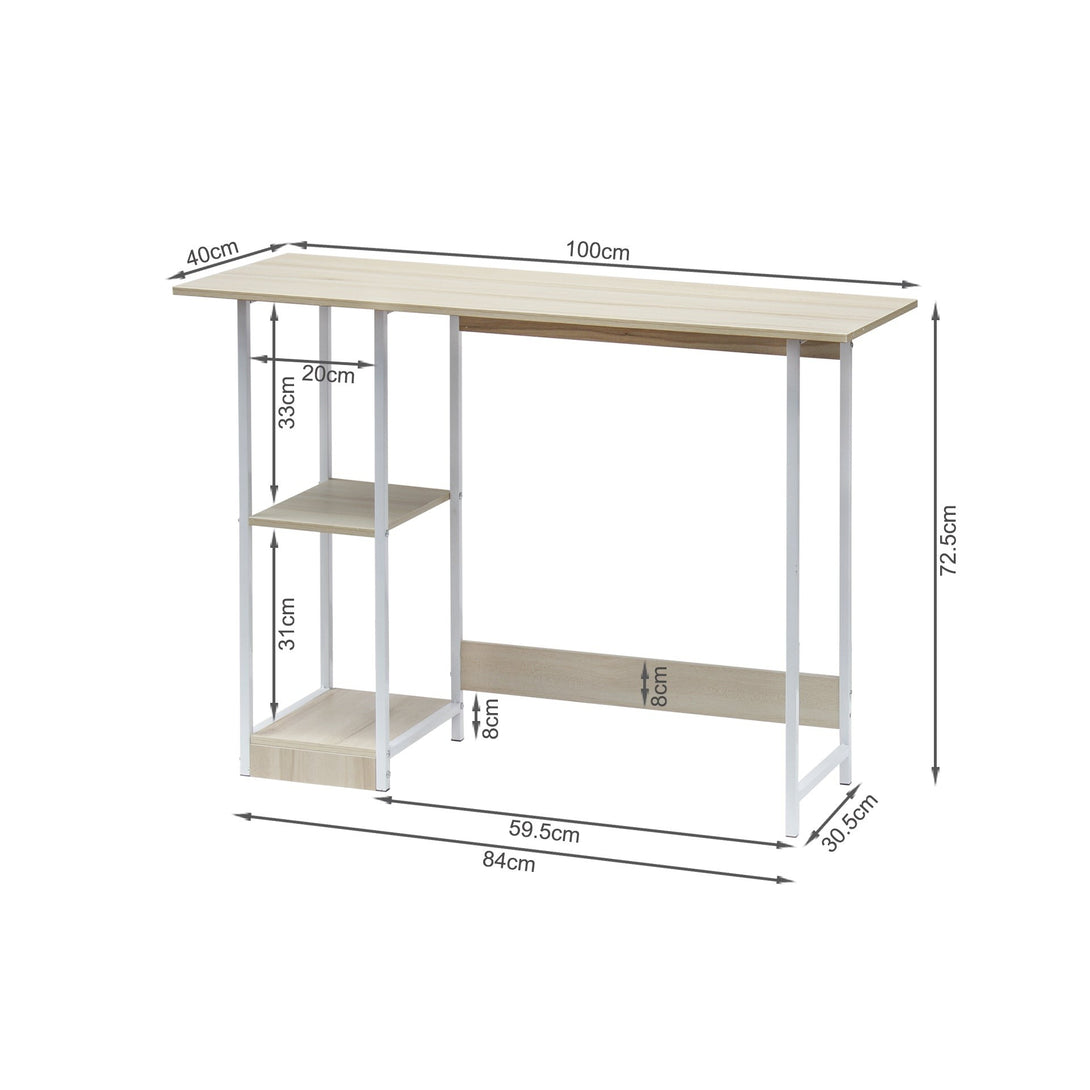 Monroe 100cm Computer Desk - White