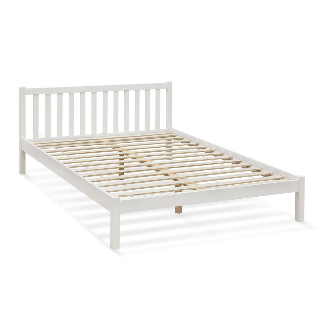 Baker Queen Wooden Bed Frame - White