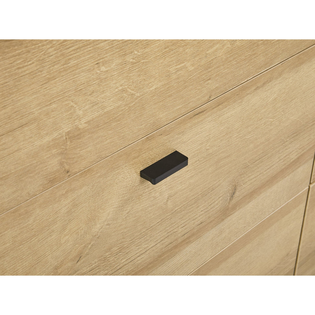 Hekla Low Boy 6 Drawer Chest Dresser - Oak