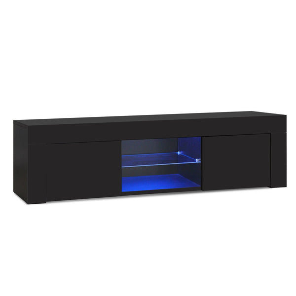 Maize 1.3m LED Entertainment Unit - Black