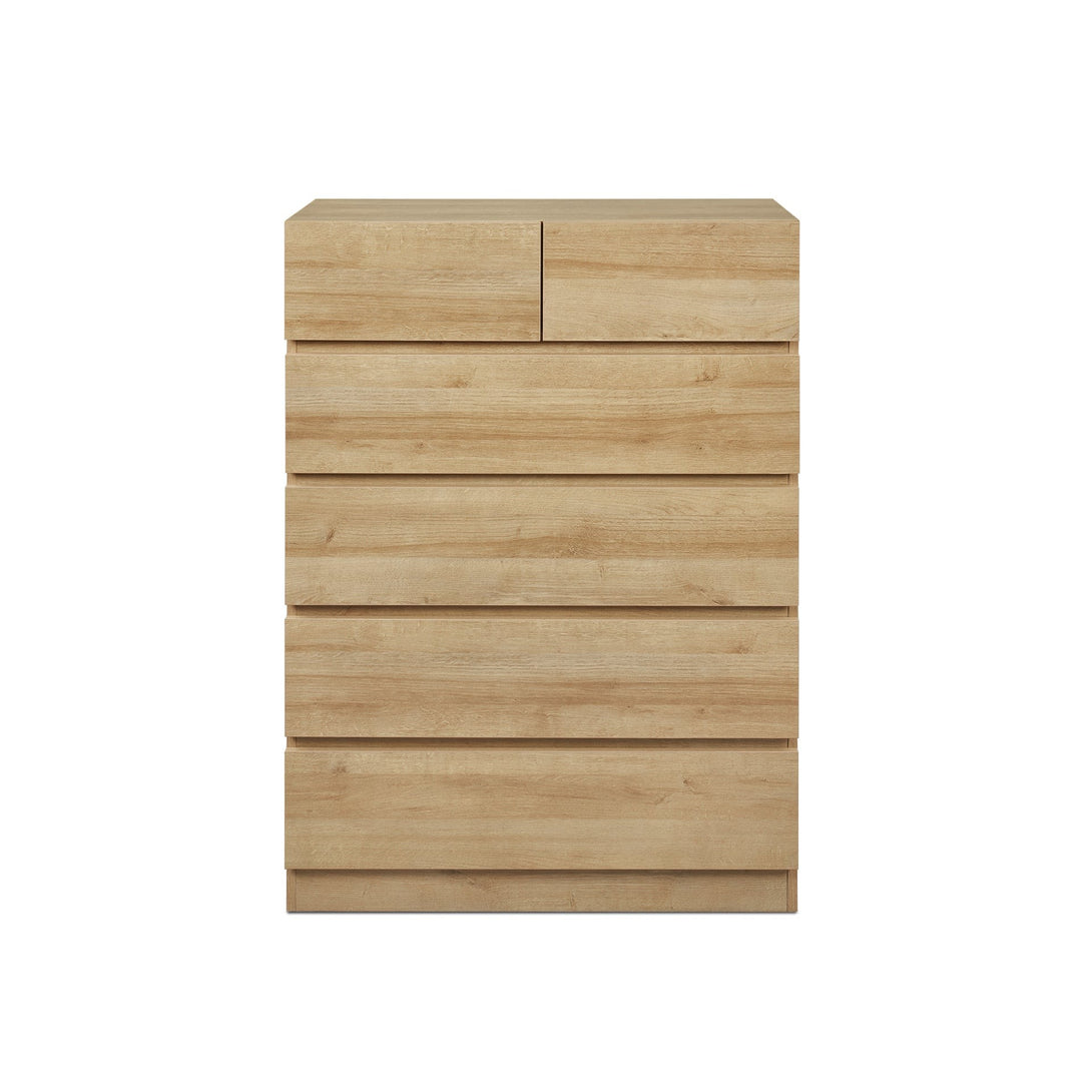 Harris 6 Drawers Tallboy - Oak