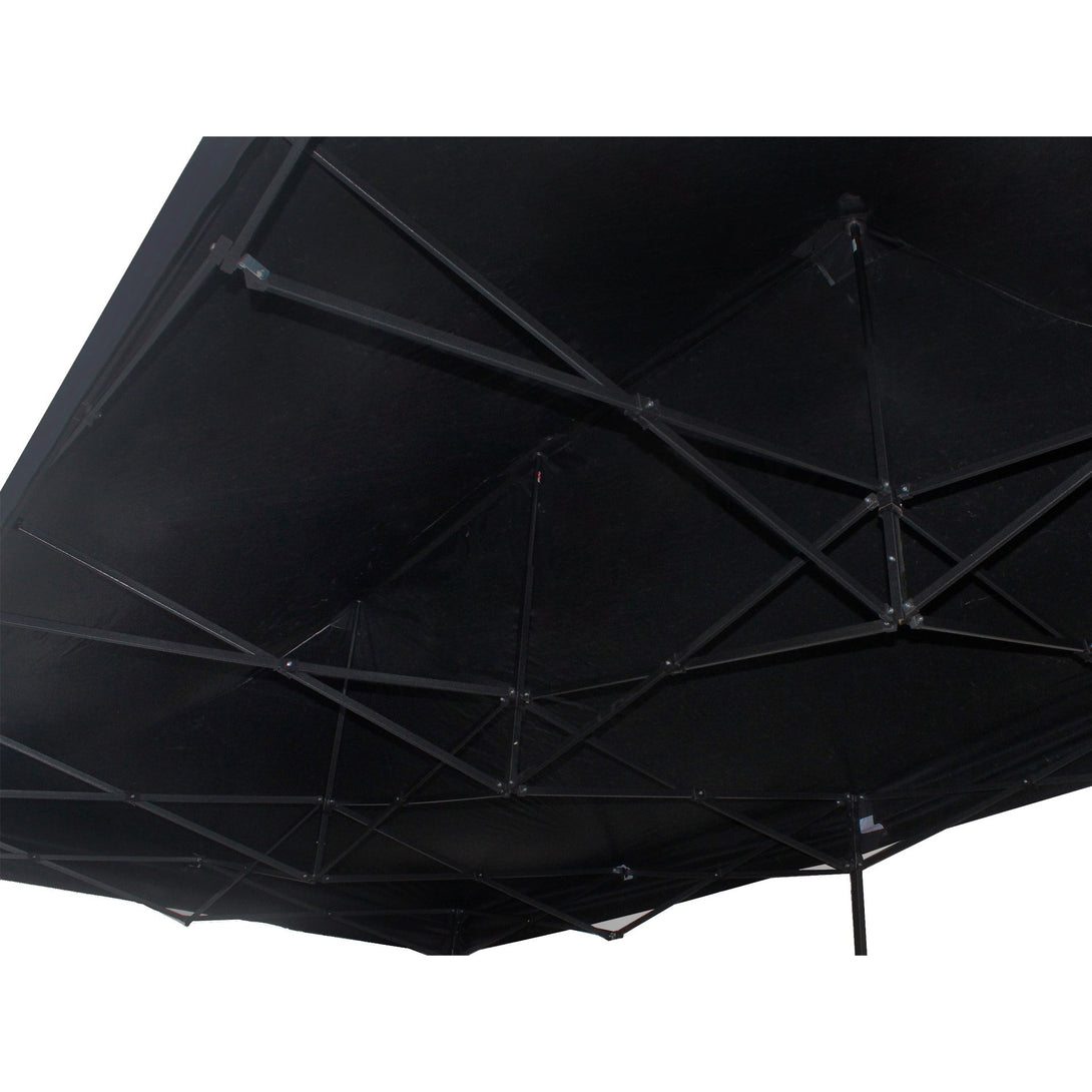 Toughout Breeze Gazebo with 3 Side Walls 3x6m - Black