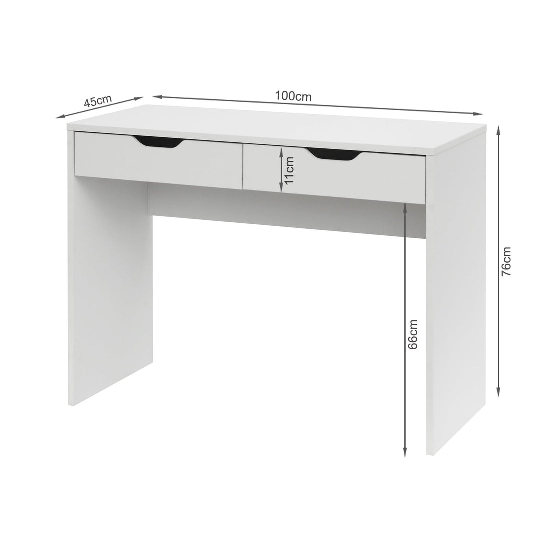 Schertz 100cm Computer Desk - White
