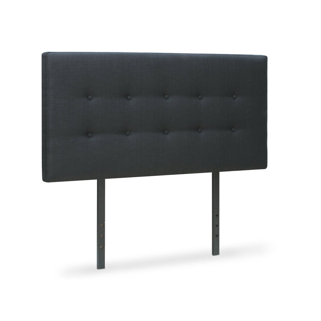 Susan Double Fabric Upholstered Headboard - Charcoal
