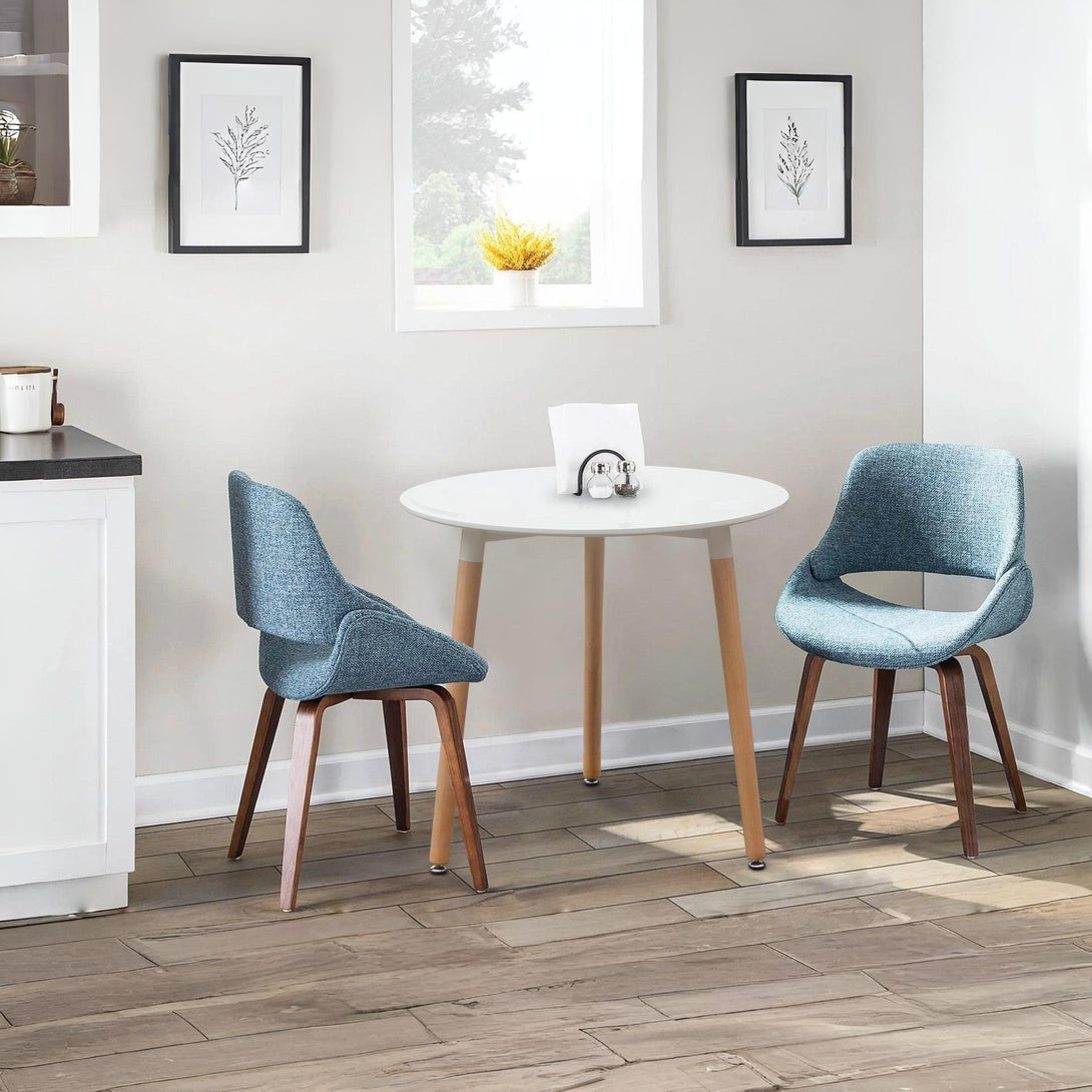 Finley Dining Table Round 80 x 76cm - White
