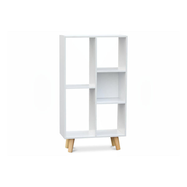 Huron Bookshelf Display Shelf Storage Unit - White
