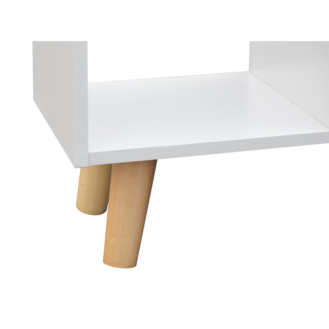 Huron Bookshelf Display Shelf Storage Unit - White