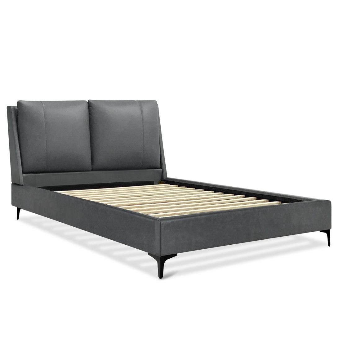 Gravatt Queen Bed Frame - Dark Grey