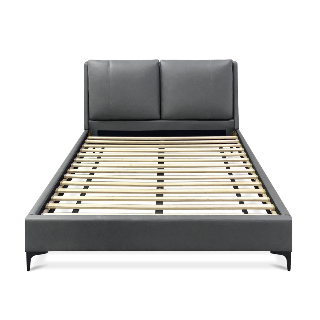 Gravatt Queen Bed Frame - Dark Grey