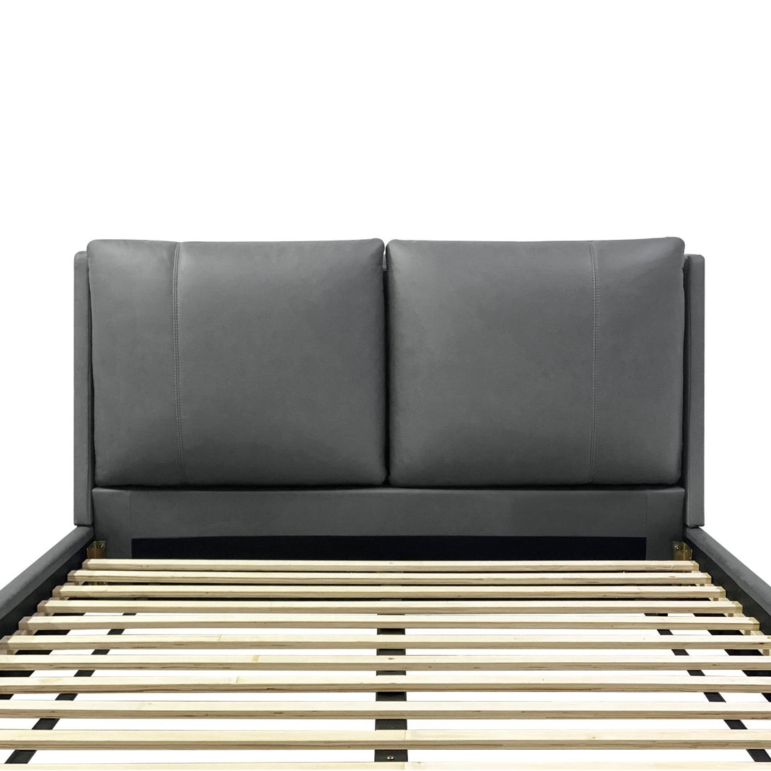 Gravatt Queen Bed Frame - Dark Grey