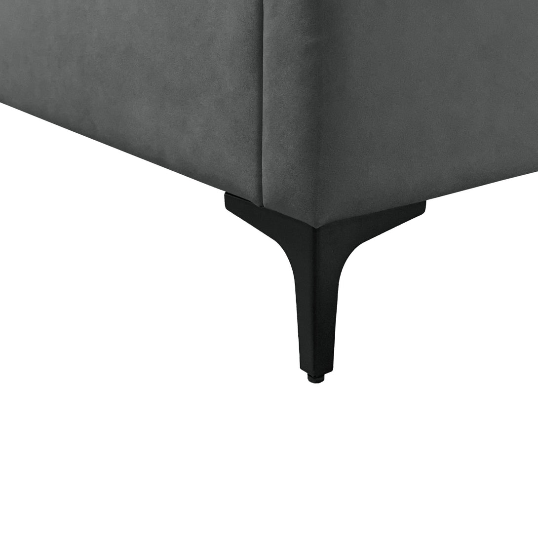 Gravatt Queen Bed Frame - Dark Grey