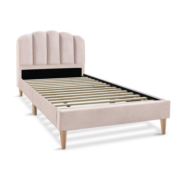 Daisy Single Bed Frame - Champagne Pink