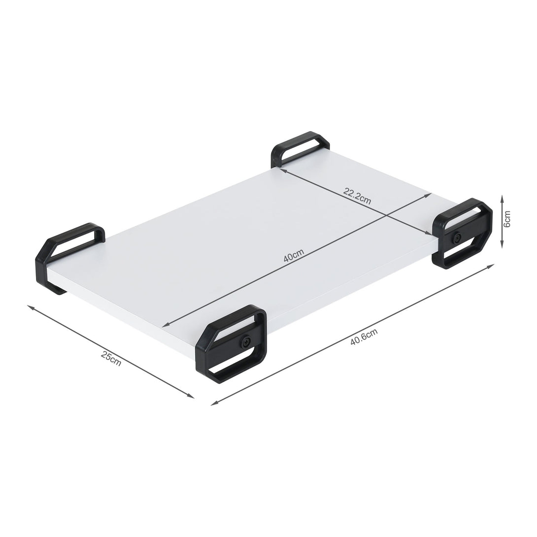 Computer Host Tray - White