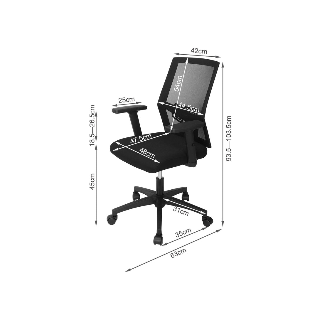 Rory Office Chair - Black 